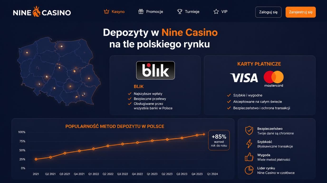 Mapa Polski z ikonami płatności i wykresem